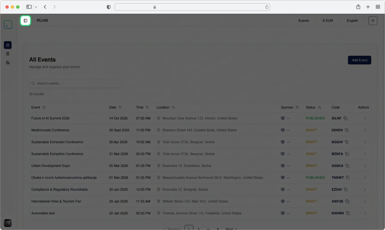 Click the pin icon to keep the sidebar expanded